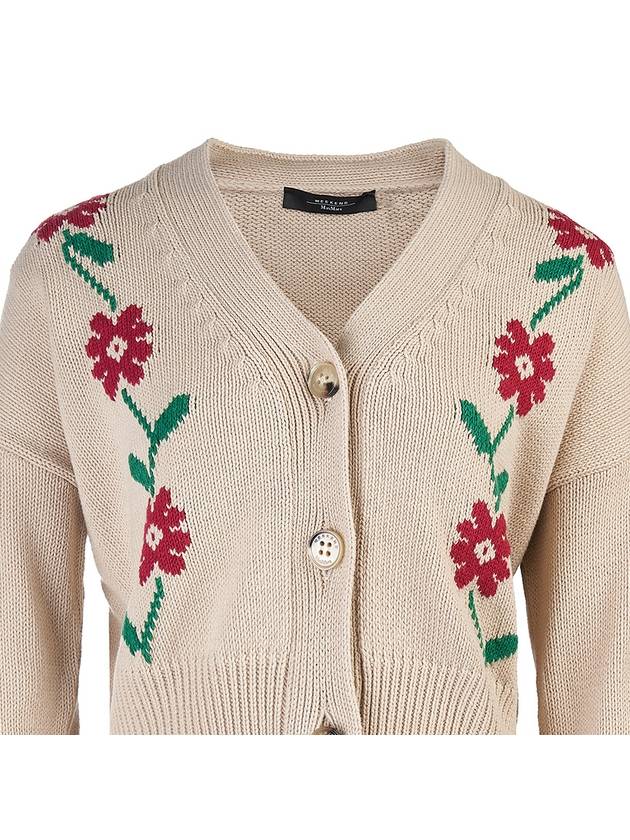 Women s Teulada Cotton Cardigan 001 - MAX MARA - BALAAN 4