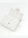 Classic Caviar Small Bicycle Wallet White AP0229 WH - CHANEL - BALAAN 5