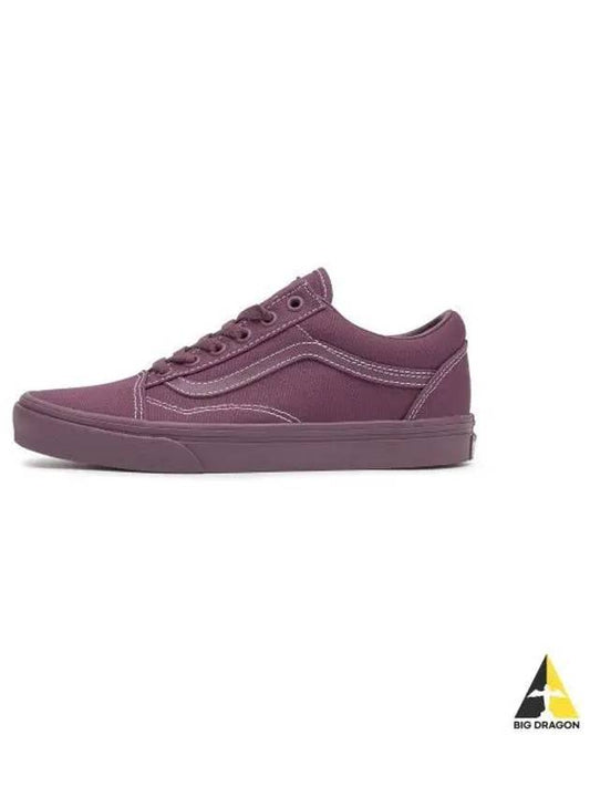 Old School Pastel Mono Plum Wine VN000CT8CHI1 - VANS - BALAAN 1