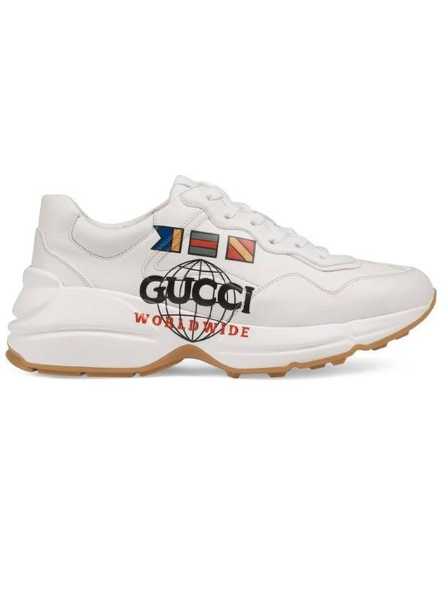 Worldwide Rhyton Low Top Sneakers White - GUCCI - BALAAN 1