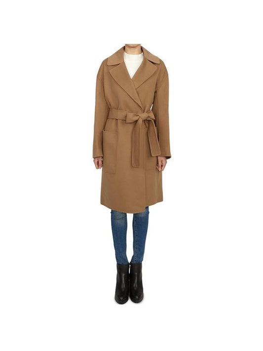 Paris Virgin Wool Single Coat Brown - MAX MARA - BALAAN 1