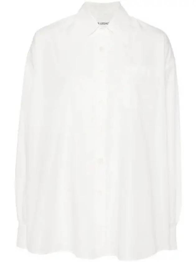 Borrowed Poplin Shirt White - OUR LEGACY - BALAAN 2