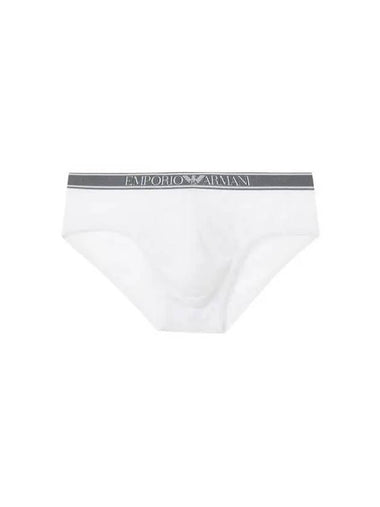 UNDERWEAR Men s Logo Banding Ribbed Cotton Briefs White 270898 - EMPORIO ARMANI - BALAAN 1