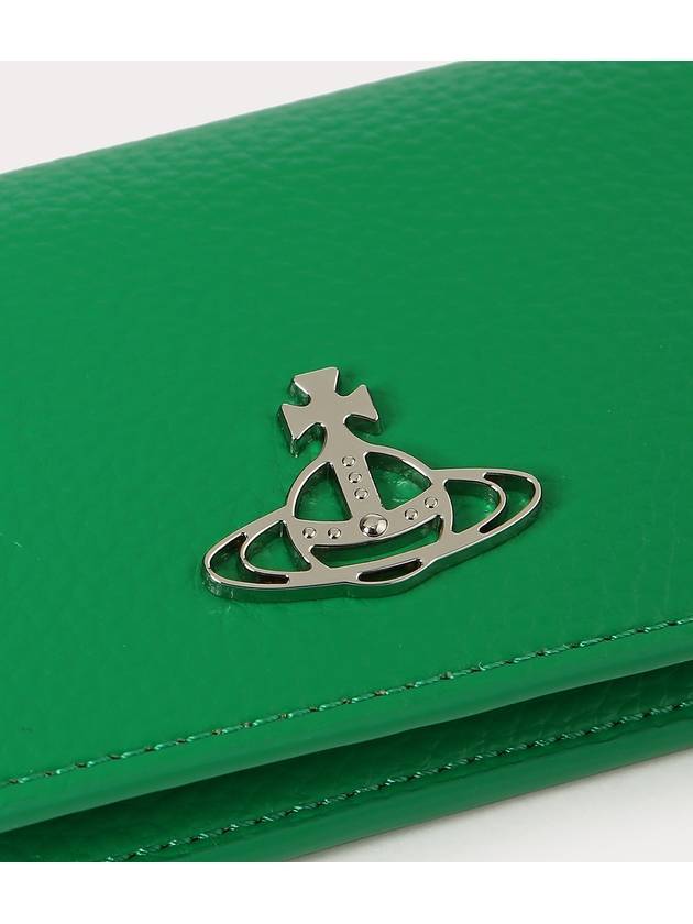 ORB Logo Card Wallet Green - VIVIENNE WESTWOOD - BALAAN 6