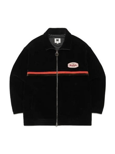 KODAK Kodacolor velvet corduroy zip up jacket BLACK - KODO - BALAAN 1