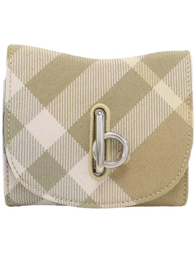 Rocking Horse Check Half Wallet Beige - BURBERRY - BALAAN 3