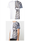 Graphic Print Short Sleeve T-Shirt White - STONE ISLAND - BALAAN 5