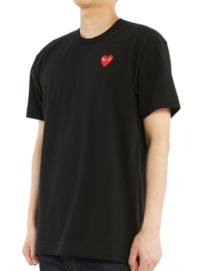 Red Waffen Men's Short Sleeve TShirt AZ T108 051 1 - COMME DES GARCONS - BALAAN 2