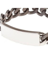 Maison Margiela ID ID Plaque Palladium Color Block Chain Bracelet - MAISON MARGIELA - BALAAN 2