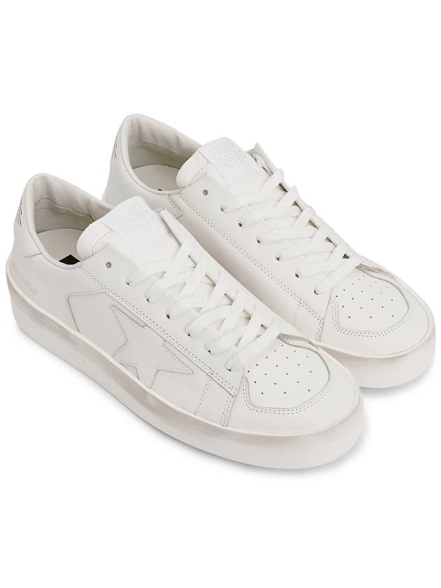 Stardan Leather Low Top Sneakers White - GOLDEN GOOSE - BALAAN 4