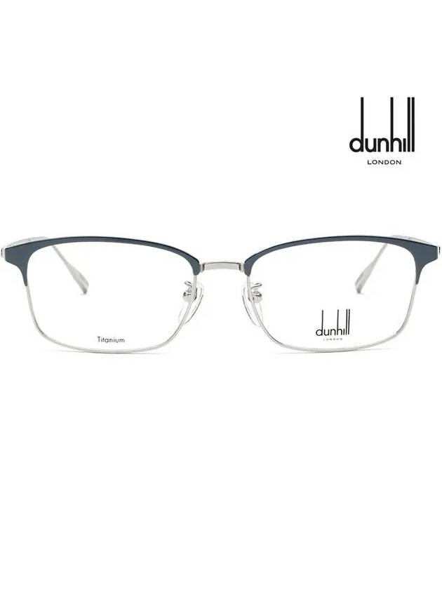 Titanium Glasses Frame VDH122 0E70 Navy Ultralight - DUNHILL - BALAAN 3