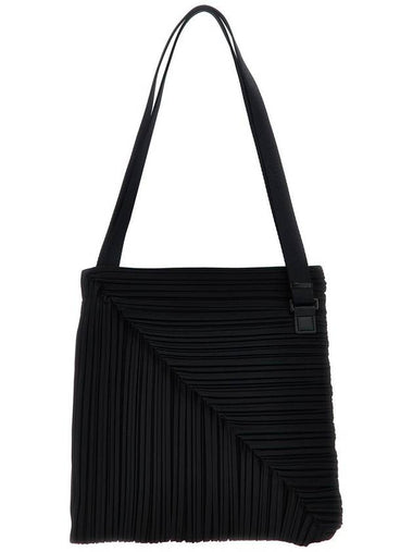 Pleats Please Issey Miyake 'Diagonal Pleats Bag' Shoulder Bag - ISSEY MIYAKE - BALAAN 1