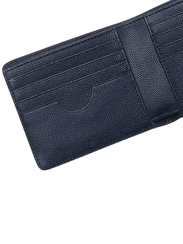 Heart Logo Half Wallet Navy - AMI - BALAAN 8