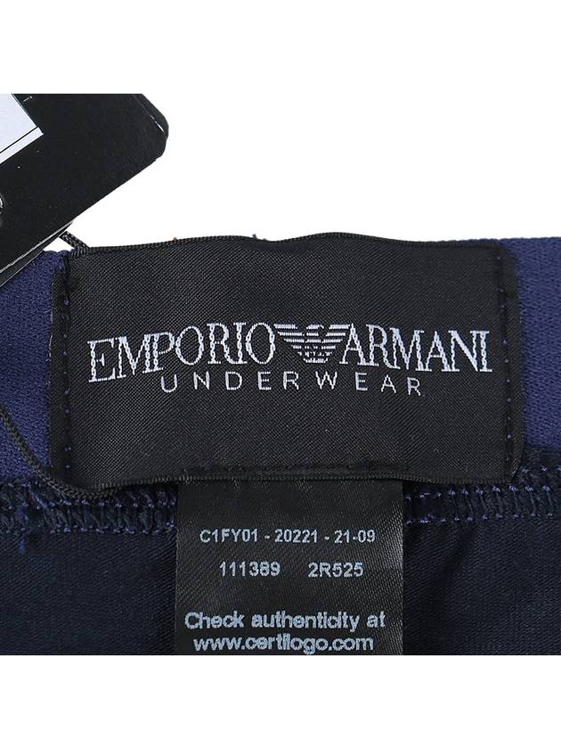 Men's Logo Stretch Boxer Briefs Navy - EMPORIO ARMANI - BALAAN 10