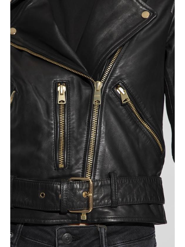 AllSaints ‘Balfern’ Leather Jacket, Women's, Black - ALLSAINTS - BALAAN 5