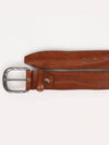 IKALOOK ITALY Simple Round Punching Leather Belt BE107 - IKALOOOK - BALAAN 4