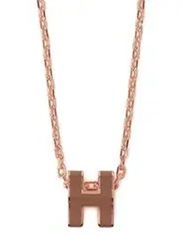 Pop H Mini Necklace New Gold - HERMES - BALAAN 6