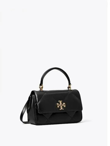 Kira Diamond Quilted Top Handle Tote Bag Black Domestic Product GM0024010281252 - TORY BURCH - BALAAN 1