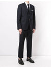 Men's Signature Classic Wool Suit Navy - THOM BROWNE - BALAAN 4