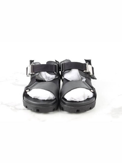 Leather buckle sandal slippers 6 250 - PRADA - BALAAN 2