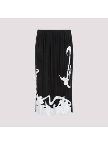 Long Skirt RWST00055904P24 10 BLACK - LANVIN - BALAAN 1