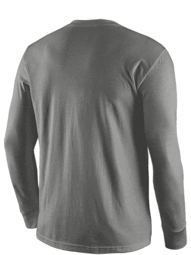 Men's Team Legend Dri Fit Long Sleeve T-Shirt Grey - NIKE - BALAAN 3