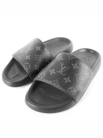 Monogram Waterfront Mule Slippers 7 260 - LOUIS VUITTON - BALAAN 1