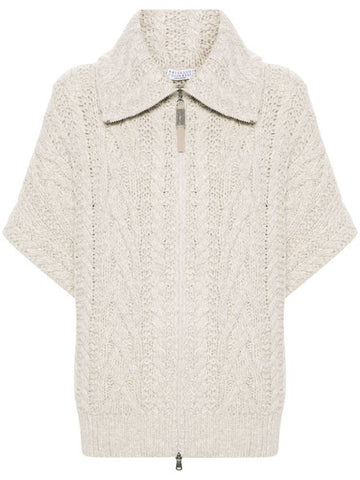 Brunello Cucinelli Sweaters White - BRUNELLO CUCINELLI - BALAAN 1