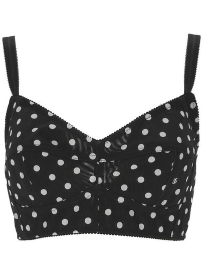 Polka dot corset top F7T18TFSUBG - DOLCE&GABBANA - BALAAN 2