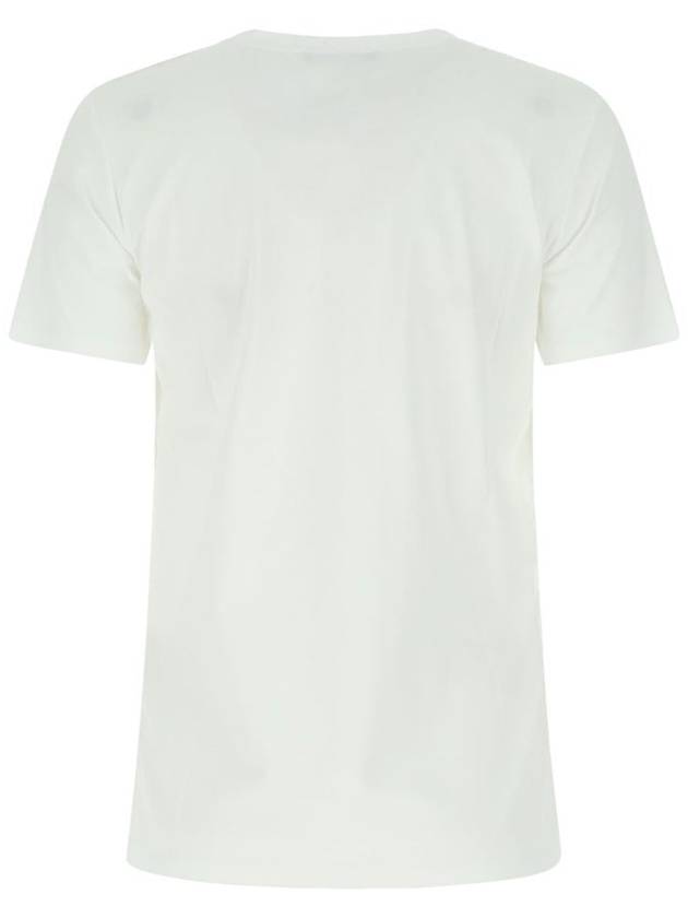 Logo Crew Neck Short Sleeve T-Shirt White - BALMAIN - BALAAN 3