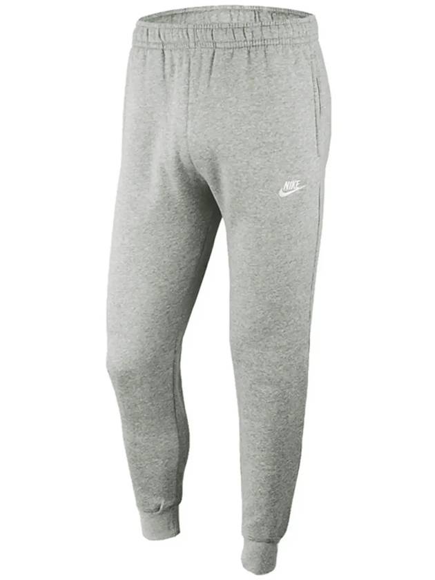 Men's NSW Club Fleece Jogger Track Pants Grey - NIKE - BALAAN 5