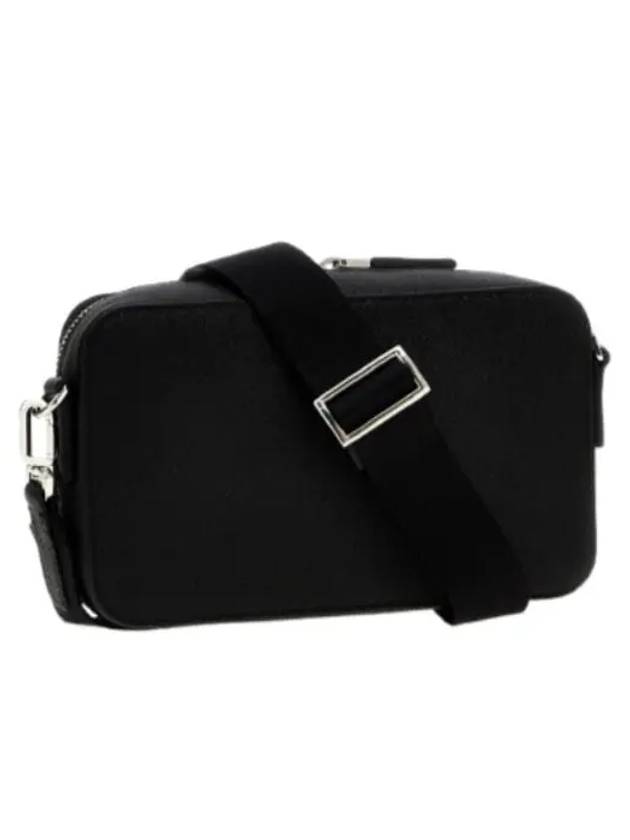 Brique Saffiano Leather Cross Bag Black - PRADA - BALAAN 3