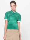 Women s hem string decoration striped t shirt HE2WTS012 - HOLIC&PLAY - BALAAN 4