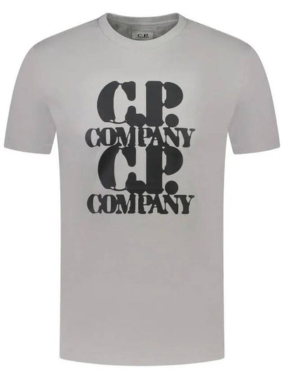 30/1 Jersey Graphic Short Sleeve T-Shirt Grey - CP COMPANY - BALAAN 2