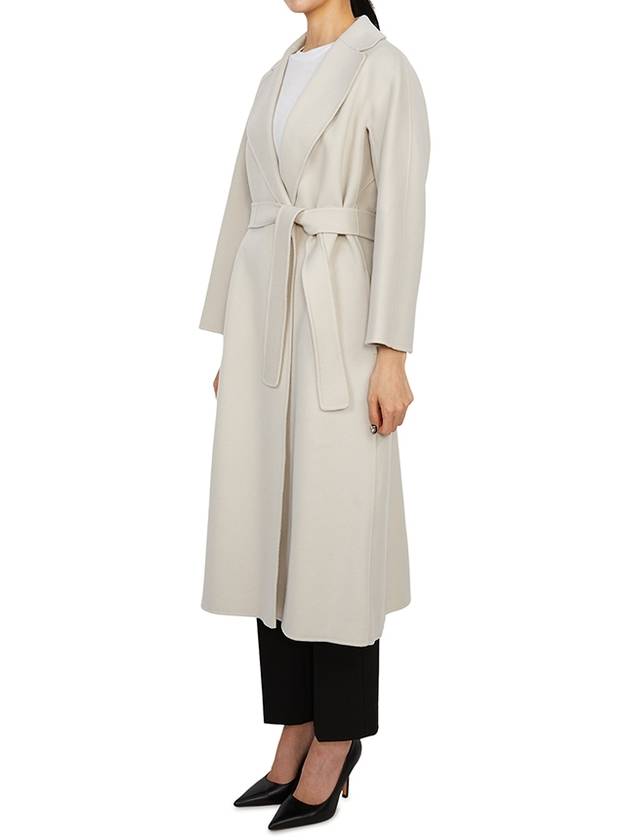 Esturia Long Single Coat White - MAX MARA - BALAAN 3