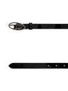 B 1DR 15 Patent Leather Belt Black - DIESEL - BALAAN 4