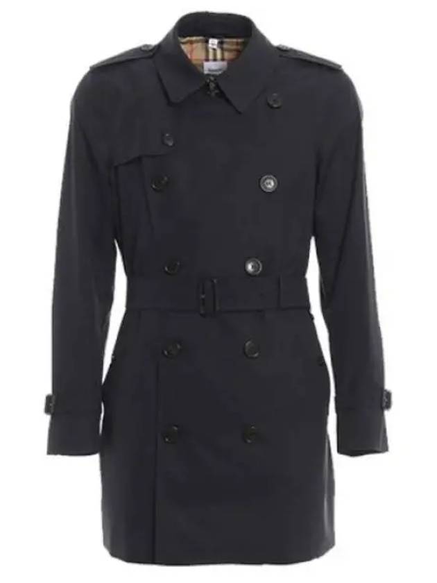 Men's Short Wimbledon Trench Coat Midnight Navy - BURBERRY - BALAAN 2