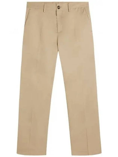 Dropper Light Cotton Straight Pants Safari Beige - J.LINDEBERG - BALAAN 2