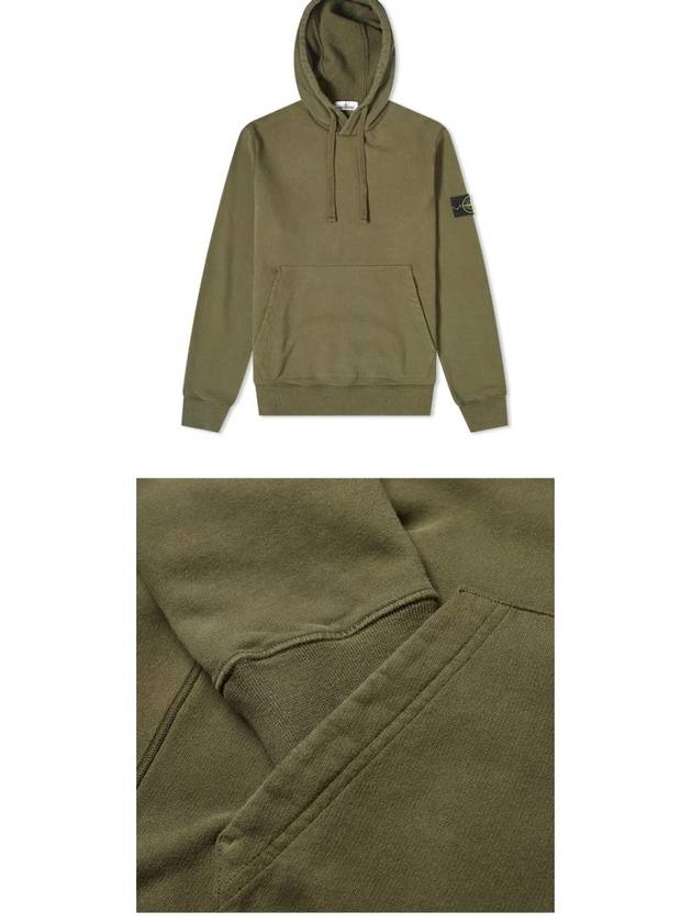 Wappen Patch Hoodie Khaki - STONE ISLAND - BALAAN 5