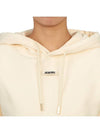 Le Sweatshirt Gros Grain Cotton Hoodie Light Beige - JACQUEMUS - BALAAN 8