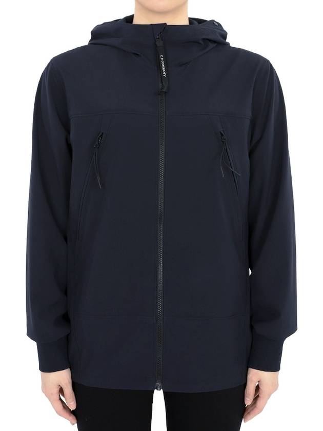 Shell-R Goggles Hooded Jacket Navy - CP COMPANY - BALAAN 1