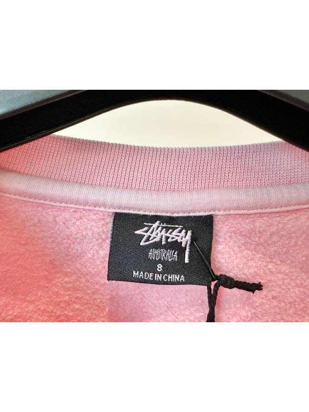 AU Australia DOLLIE Sweatshirt ST124W2205 Pigment Pink WOMENS AU8 S 12 L - STUSSY - BALAAN 5