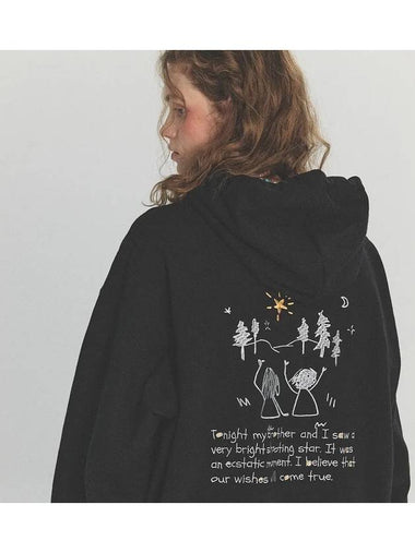 Happy Memory embroidered hoodie black - CPGN STUDIO - BALAAN 1