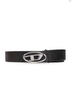 1DR Logo Buckle Belt Black - DIESEL - BALAAN 2