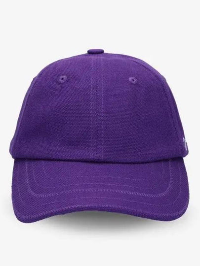 La Caskette Embroidered Logo Cotton Ball Cap Purple - JACQUEMUS - BALAAN 2