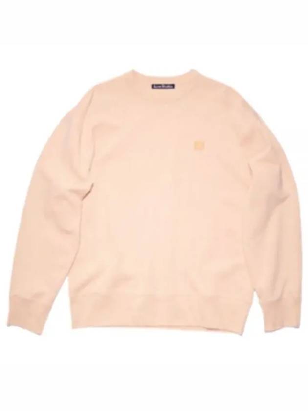 Face Patch Sweatshirt Pink - ACNE STUDIOS - BALAAN 1