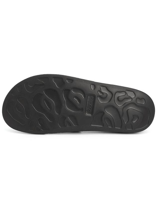 Men's Graffiti Rubber Pool Slippers Black - ALEXANDER MCQUEEN - BALAAN 6