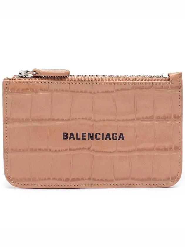 Women's Card Wallet Women's Cash Large Long Coin And Card Holder Crocodile Emboss - BALENCIAGA - BALAAN 3