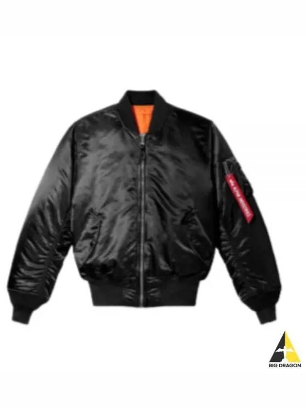 MA 1 Double sided men s padded bomber jacket 100101 03 BLACK MJM21000C1 - ALPHA INDUSTRIES - BALAAN 1