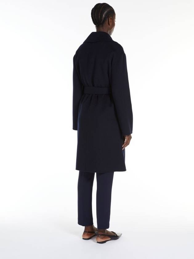 TOTEM virgin wool cashmere blend belt coat 006 Navy IT36 IT38 IT4016011011 - MAX MARA - BALAAN 4